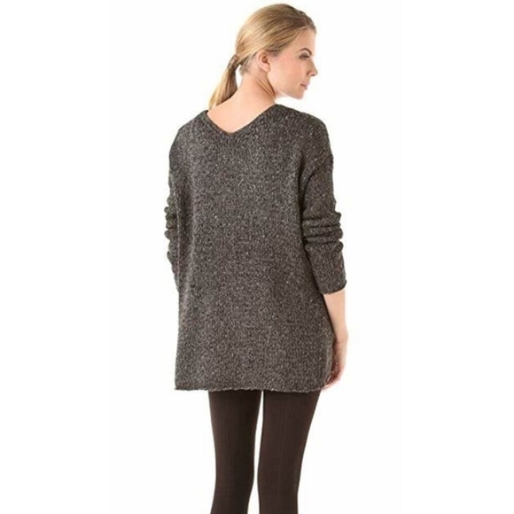 Vince Charcoal Crew Neck Sweater - Picture 2 of 3